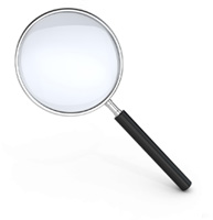 Magnifying glass representing concessions review